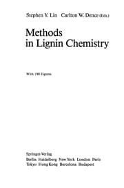 Tapa de Methods in lignin chemistry