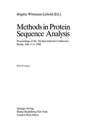 Tapa de Methods in Protein Sequence Analysis