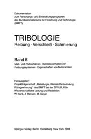 Tapa de Meß- und Prüfverfahren · Betriebsverhalten von Reibungssystemen · Eigenschaften von Motorenölen