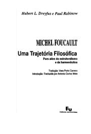 Tapa de Michel Foucault, uma trajetória filosófica