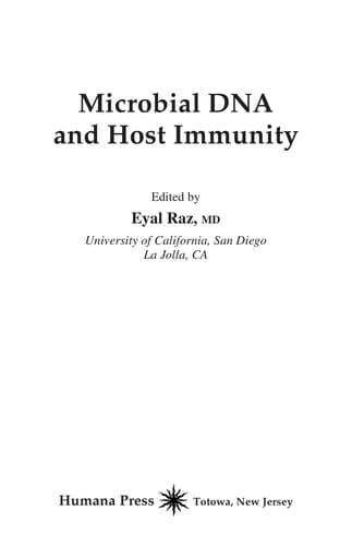 Tapa de Microbial DNA and host immunity