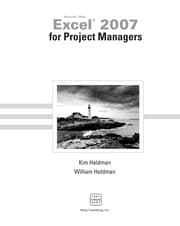 Tapa de Excel 2007 for project managers