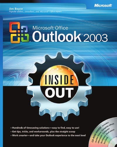 Tapa de Microsoft Office Outlook 2003 inside out