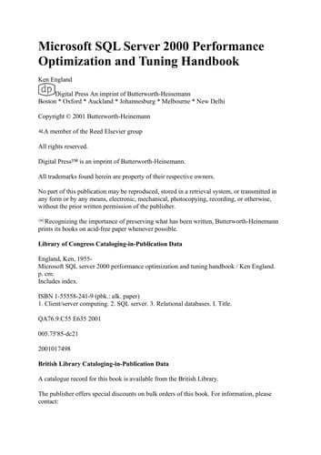 Tapa de Microsoft SQL server 2000