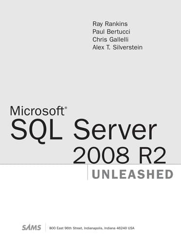 Tapa de Microsoft SQL Server 2008 R2 unleashed