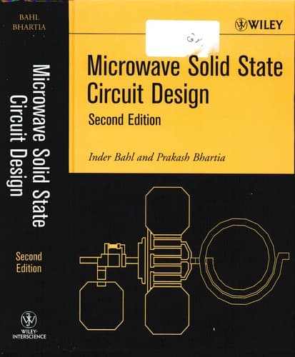 Tapa de Microwave solid state circuit design
