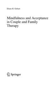 Tapa de Mindfulness and Acceptance in Couple and Family Therapy