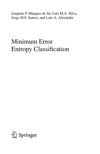 Tapa de Minimum Error Entropy Classification
