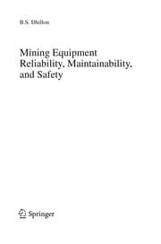 Tapa de Mining equipment reliability, maintainability, and safety