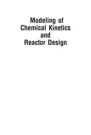 Tapa de Modeling of chemical kinetics and reactor design