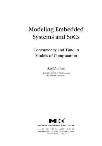Tapa de Modeling embedded systems and SoCs