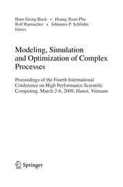 Tapa de Modeling, Simulation and Optimization of Complex Processes