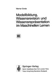 Tapa de Modellbildung, Wissensrevision und Wissensrepräsentation im Maschinellen Lernen