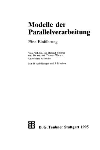 Tapa de Modelle der Parallelverarbeitung