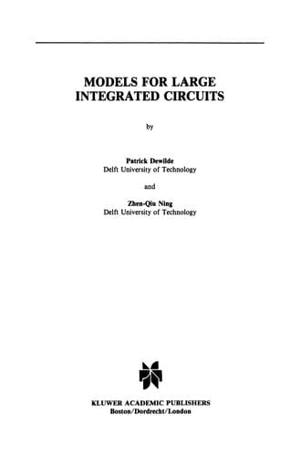 Tapa de Models for Large Integrated Circuits