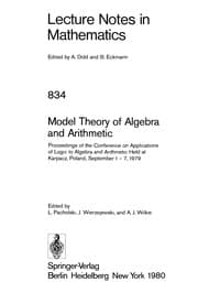 Tapa de Model theory of algebra and arithmetic