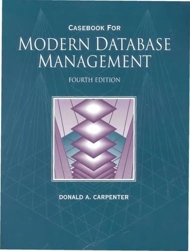 Tapa de Modern Database Management Casebook