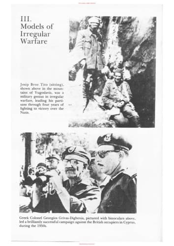 Tapa de Modern irregular warfare