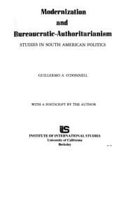 Tapa de Modernization and bureaucratic-authoritarianism