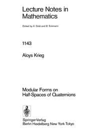 Tapa de Modular forms on half-spaces of quaternions