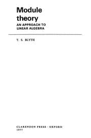 Tapa de Module theory