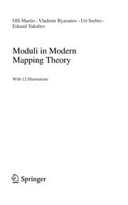 Tapa de Moduli in modern mapping theory