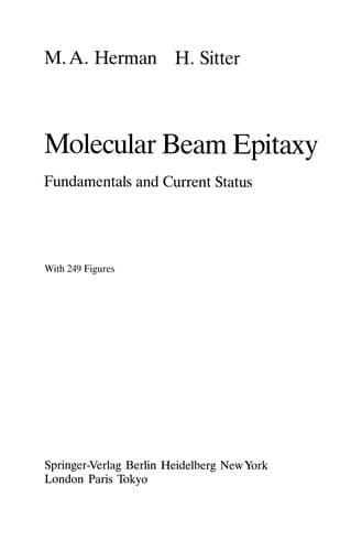 Tapa de Molecular Beam Epitaxy
