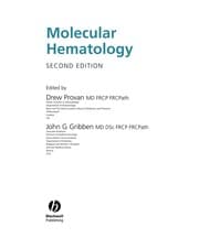 Tapa de Molecular haematology
