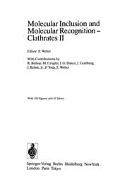 Tapa de Molecular inclusion and molecular recognition--clathrates II