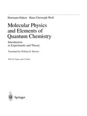 Tapa de Molecular Physics and Elements of Quantum Chemistry