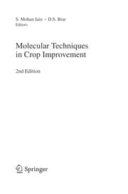 Tapa de Molecular Techniques in Crop Improvement