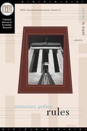 Tapa de Monetary policy rules