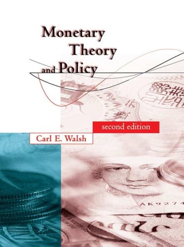 Tapa de Monetary theory and policy