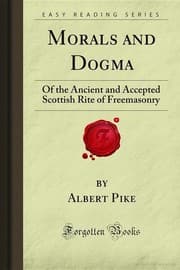 Tapa de Morals and dogma of the ancient and accepted Scottish rite of freemasonry