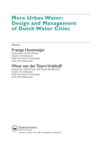 Tapa de More urban water