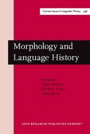 Tapa de Morphology and language history