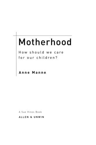 Tapa de Motherhood