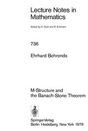 Tapa de M-structure and the Banach-Stone theorem