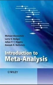 Tapa de Introduction to meta-analysis