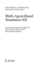 Tapa de Multi-Agent-Based Simulation XII