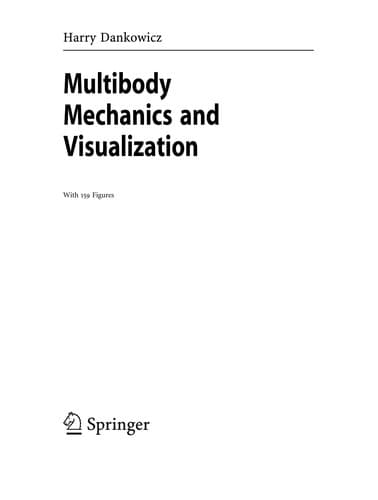 Tapa de Multibody mechanics and visualization