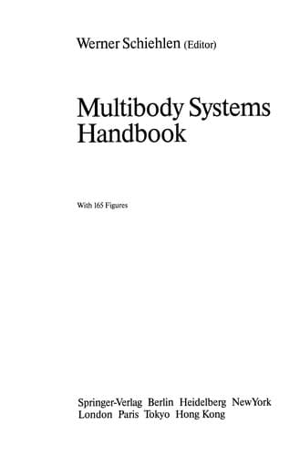 Tapa de Multibody Systems Handbook