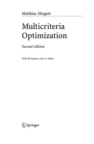 Tapa de Multicriteria optimization