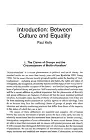 Tapa de Multiculturalism reconsidered