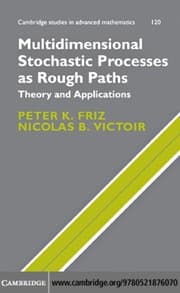 Tapa de Multidimensional stochastic processes as rough paths