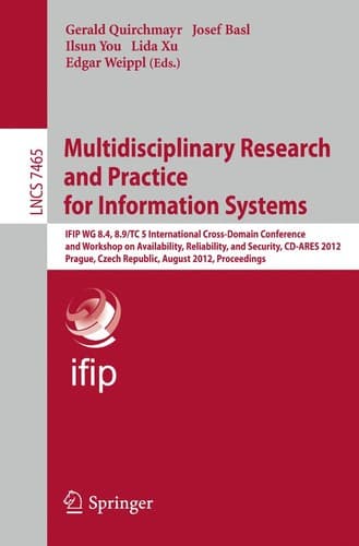 Tapa de Multidisciplinary Research and Practice for Information Systems