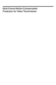 Tapa de Multi-Frame Motion-Compensated Prediction for Video Transmission