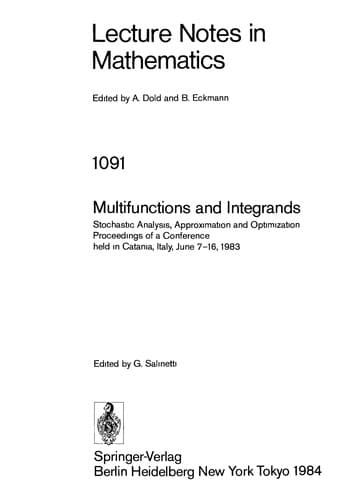 Tapa de Multifunctions and integrands