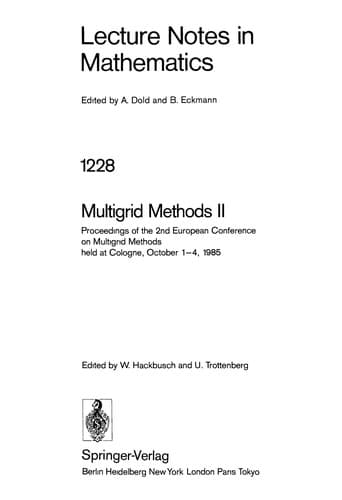 Tapa de Multigrid Methods II