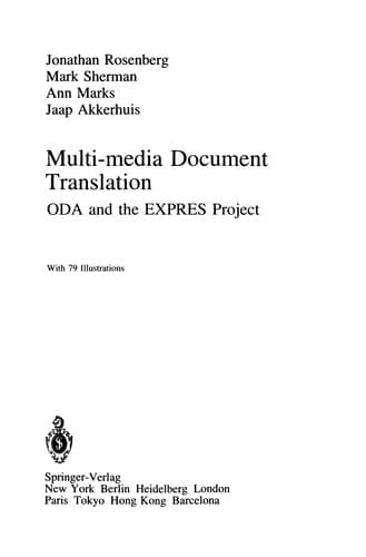 Tapa de Multi-media Document Translation